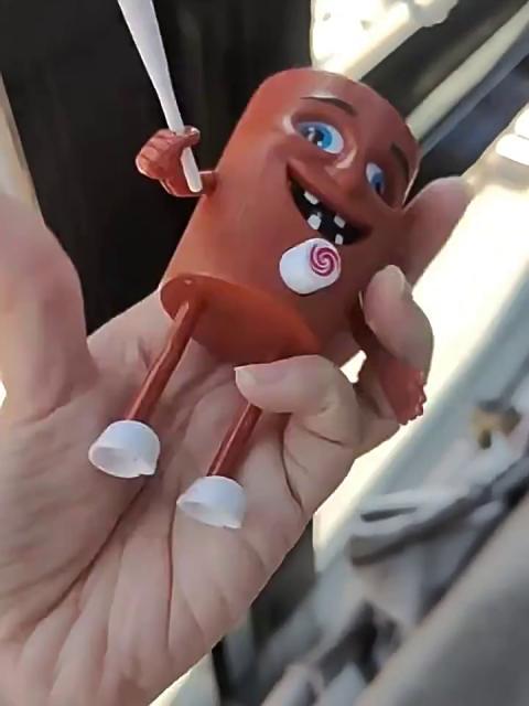 Tung Tung Tung Sahur Face Changing Doll Keychain Figure Desktop Stress Relief Toy Creative Decompress Keychain