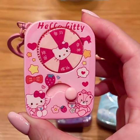 พวงกุญแจการ์ตูน Sanrio UV Zhuanle ใหม่บรรเทาความเครียด Toycute Kulomi KT สนุกนักเรียนกระเป๋านักเรียนจี้น่ารักของขวัญเทศกาล