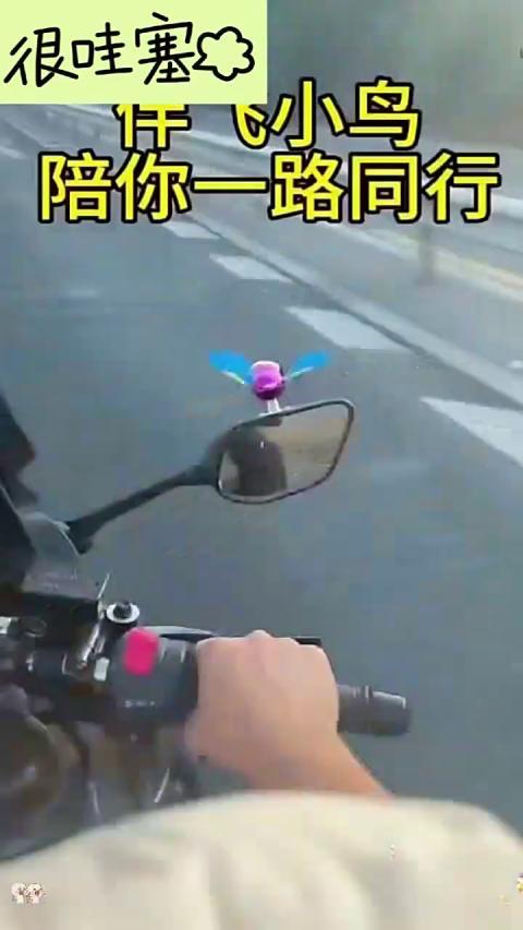 Flying Bird Motorcycle Ornament Smart Dynamic Bird Car Decor Decompression Fun Creative Car Motorcycle Electric Vehicle Ornaments Accessories Novel Toys